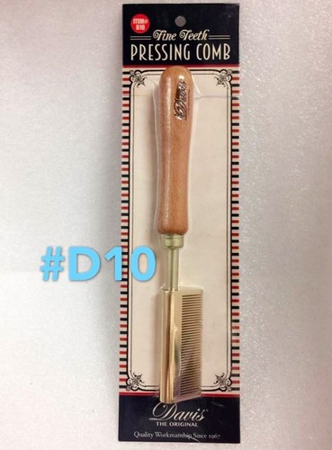 DAVIS EL PEINE PRENSADO DIENTES FINOS ORIGINAL ARTÍCULO #D10 - Imagen 1 de 4