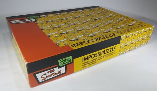 Rompecabezas Impossipuzzle de Homero de 550 Piezas Coleccionistas Rompecabezas Completo Arte de Rosa - Imagen 3 de 7