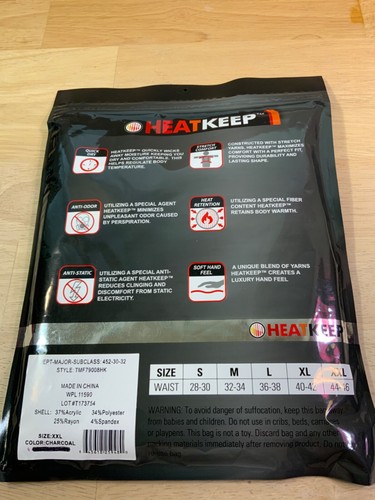 New Men’s Keep Heat Leggings Regular or Ribbed—YOU PICK!!* - Picture 3 of 6