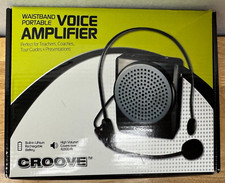 Croove Waistband Portable Voice Amplifier Lithium Rechargeable Battery High Vol