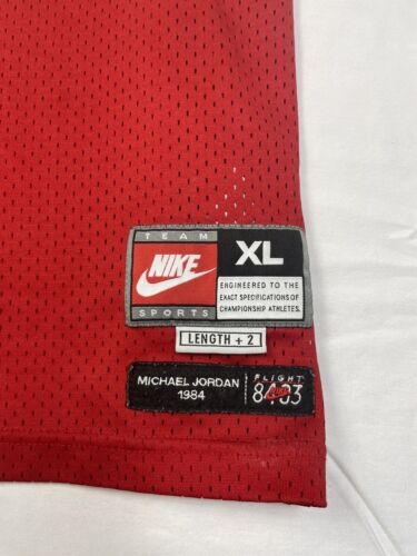100% Authentic Michael Jordan Vintage Nike 84 85 Bulls Rookie Jersey Size XL - Picture 3 of 11