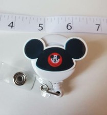 DISNEY, DISNEYLAND, Mouse Ears Badge Reel, Teacher, Nurse, ID Badge Holder, ap