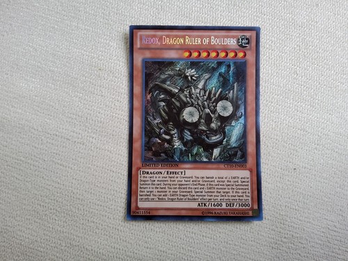 Yu-Gi-Oh ! TCG Redox, Dragon Ruler of Boulders 2013 CT10-EN003 édition limitée...