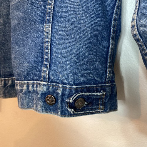 Vintage Levi’s 70505-0217 Made in USA Stone Washed Denim Trucker Jacket Size 40 - Picture 13 of 17