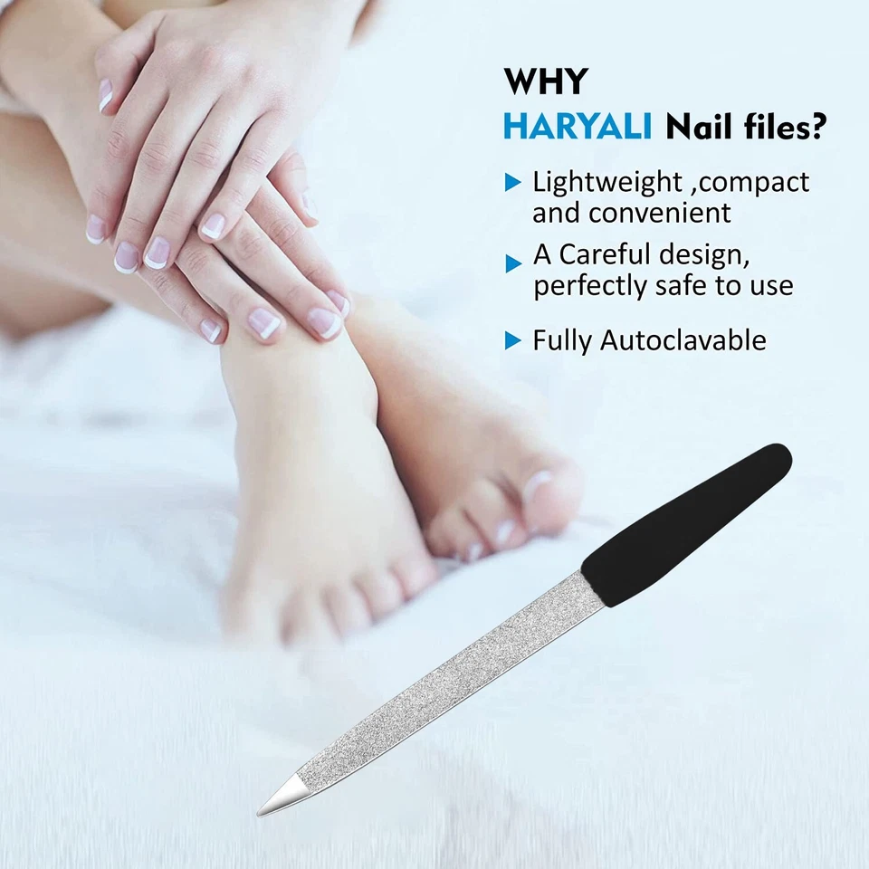 Nueva lima de uñas Diamond Deb con recubrimiento antipolvo de diamante de doble cara menicura Foto 4 de 4