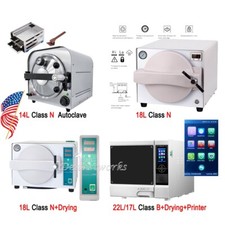 Dental Autoclave Steam Sterilizer Class B/N Auto Medical Sterilization Equipment