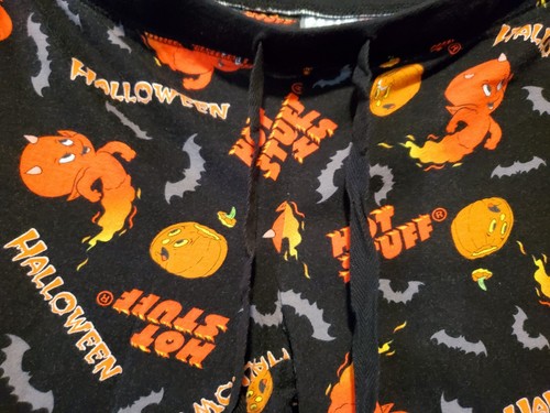 "Halloween Jack-o-Lantern, murciélagos para mujer 100 % algodón ""cosas calientes"" parte inferior PJ, pantalones XL - Imagen 3 de 8
