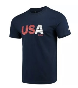 adidas usa golf t shirt