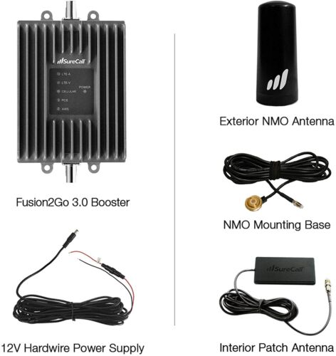 SureCall Fusion2Go 3.0 Fleet Vehicle Cell Signal Booster - Permanent NMO Antenna - Picture 3 of 5