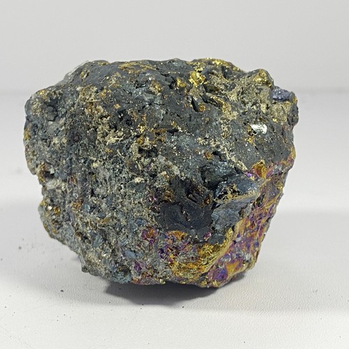 350gr Top Esfalerita Calcopirita Brillante Multicolor Pavo Real Espécimen - Imagen 11 de 14