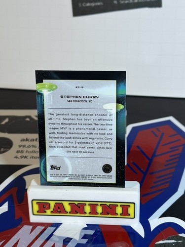 Stephen Curry 2023-24 Cosmic Chrome Extraterrestrial Talent #ET-13 Warriors - Picture 2 of 2