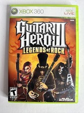 Guitar Hero III 3: Legends of Rock Microsoft Xbox 360 CIB Complete Manual