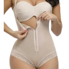 XXL 18 / 20 Shaper Waistplace Open Bust Shapewear Body Briefer Easy Pee 2XL NEW