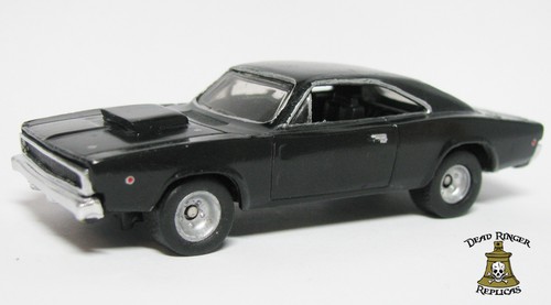 Blade Movie 1968 Dodge Charger Black Real Riders Hot Wheels Custom 1/64 - Picture 5 of 7