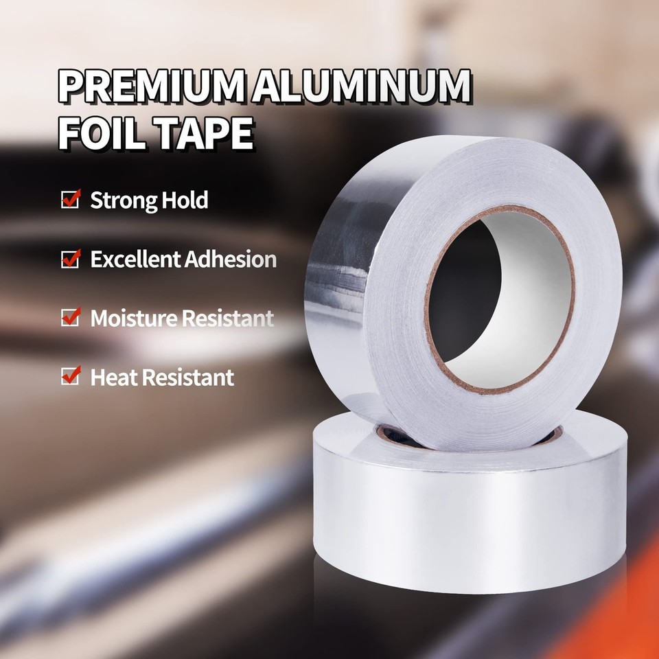 Aluminum Foil Tape Aluminum Air Duct Tape Withstand 80 C To 100 C H aluminum-foil-tape-aluminum-air-duct-tape-withstand-80-c-to-100-c-h