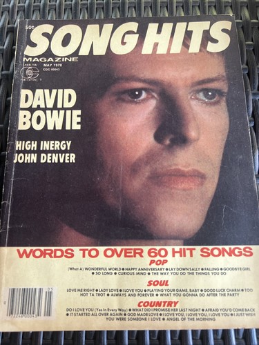 Song Hits Magazine May 1978 David Bowie High Inergy John Denver Pop Soul Country - Bild 1 von 13
