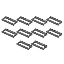 12Pcs DIP IC Chip Socket Adapter, 2.54mm Pitch 32 Pin Gate Soldering