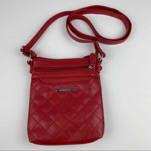 Red crossbody bag ebay Clearance