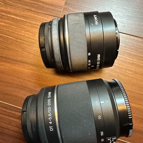SONY α55 Double Lens Kit SLT-A55VK 1185 From Japan - Picture 5 of 20