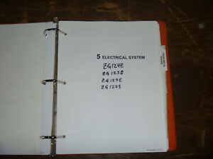 Kubota ZG124E ZG123S Zero Turn Mower Electrical Wiring Diagram Manual