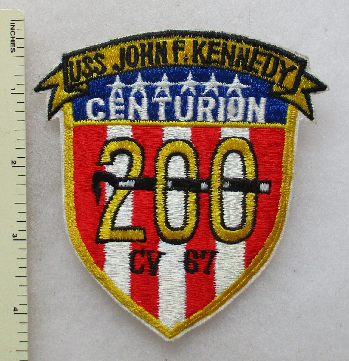 USS John F. Kennedy CV-67 Patch – Hook and Loop, 4.5