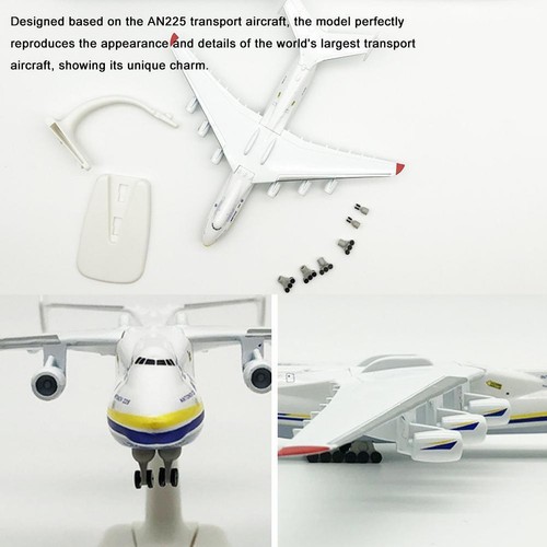 Airplane Model Toy AN225 Transport Aircraft 20CM UK N5Q9 - Foto 11 di 12