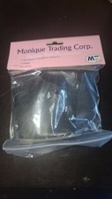 Monique Trading Corp 713B Black Zip Fancy Cowboy Boots Size 72MM New Free Ship