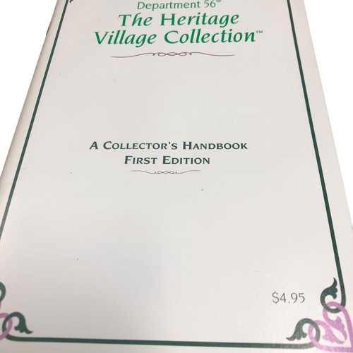 Department 56 First Edition 1993 Heritage Village Collectors Handbook Record VTG - Picture 2 of 7