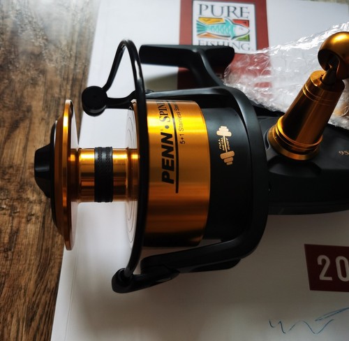 Penn Spinfisher SSV 9500 Spinnrolle Angelrolle | Schwarz & Gold - Bild 5 von 8