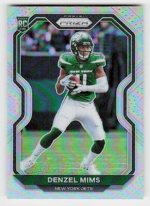 2020 Panini Prizm #355 Denzel Mims Silver