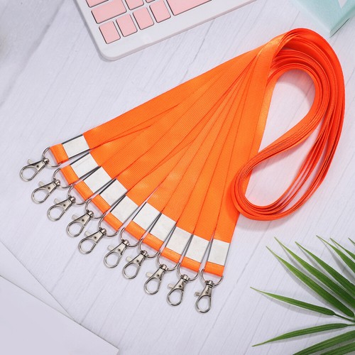 10 Pcs Lanyard Strings Rope Lanyard Key Lanyard Neck Strap Flat Lanyards For Id - 第 3/11 張圖片
