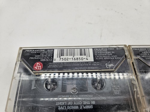 SIMPLE MINDS LIVE IN THE CITY OF LIGHT 2 TAPE SET A USED CASSETTE 1 & 2 - Picture 5 of 7