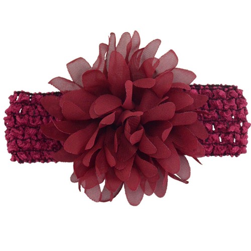 Diadema de encaje elástica suave para bebés niños niñas banda para el cabello girasol - Imagen 35 de 38