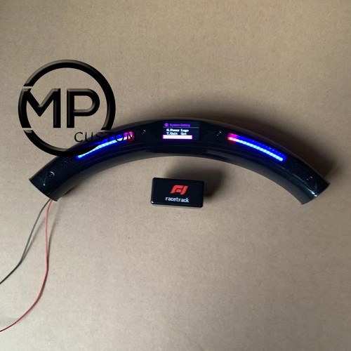 Carbon fiber Steering Wheel Accessories For Racing LED On the Top with the OBD - Picture 20 of 20