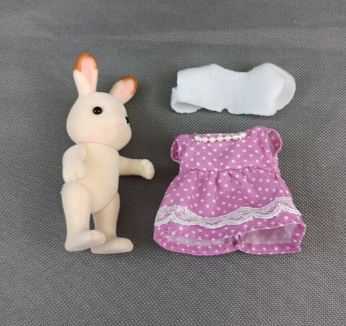 Sylvanian Families Schokoladenkaninchen Großmutter mit Kleid - Calico Critters - Bild 8 von 9