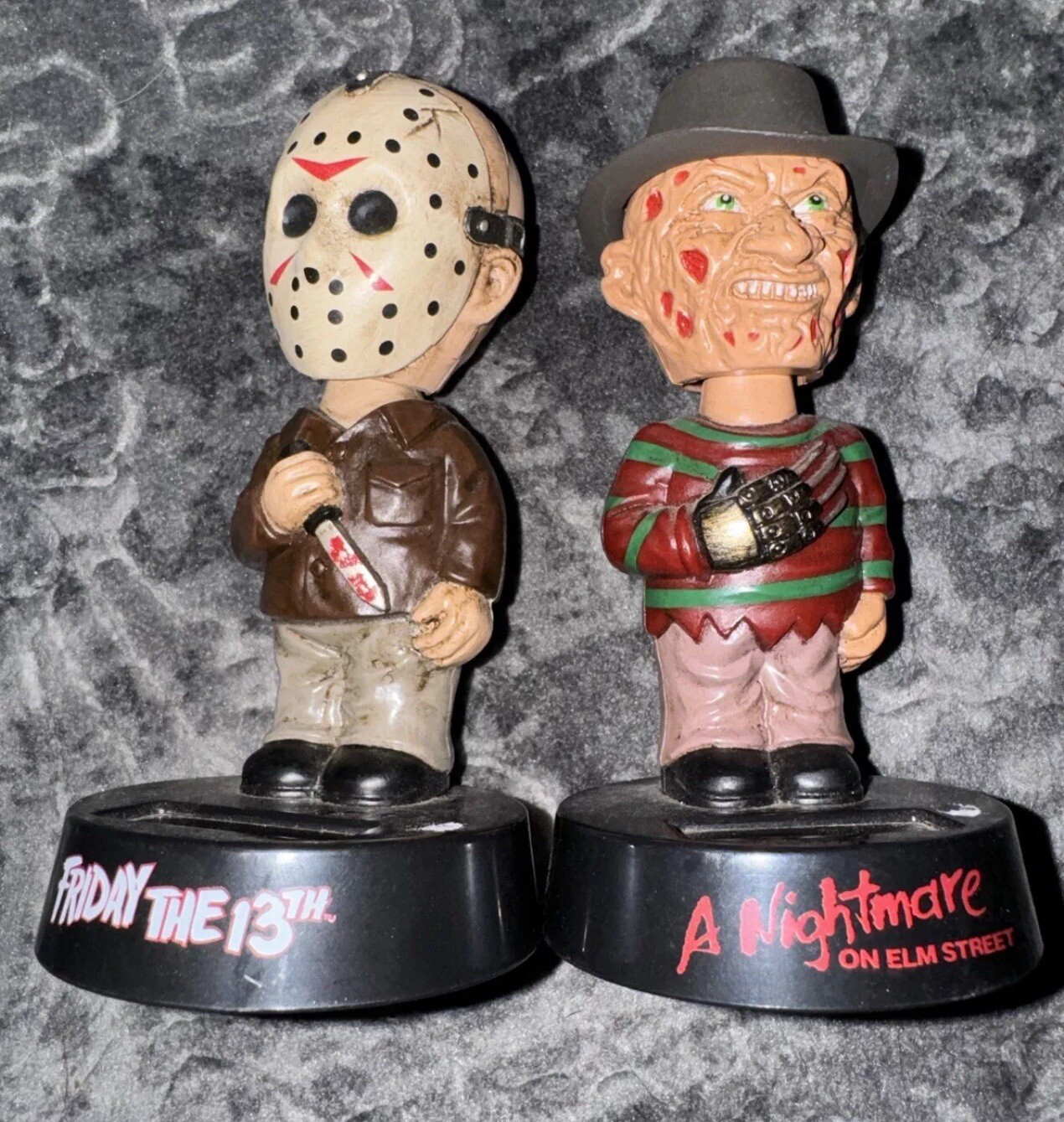 nightmare on elm street and friday the 13th bobble head