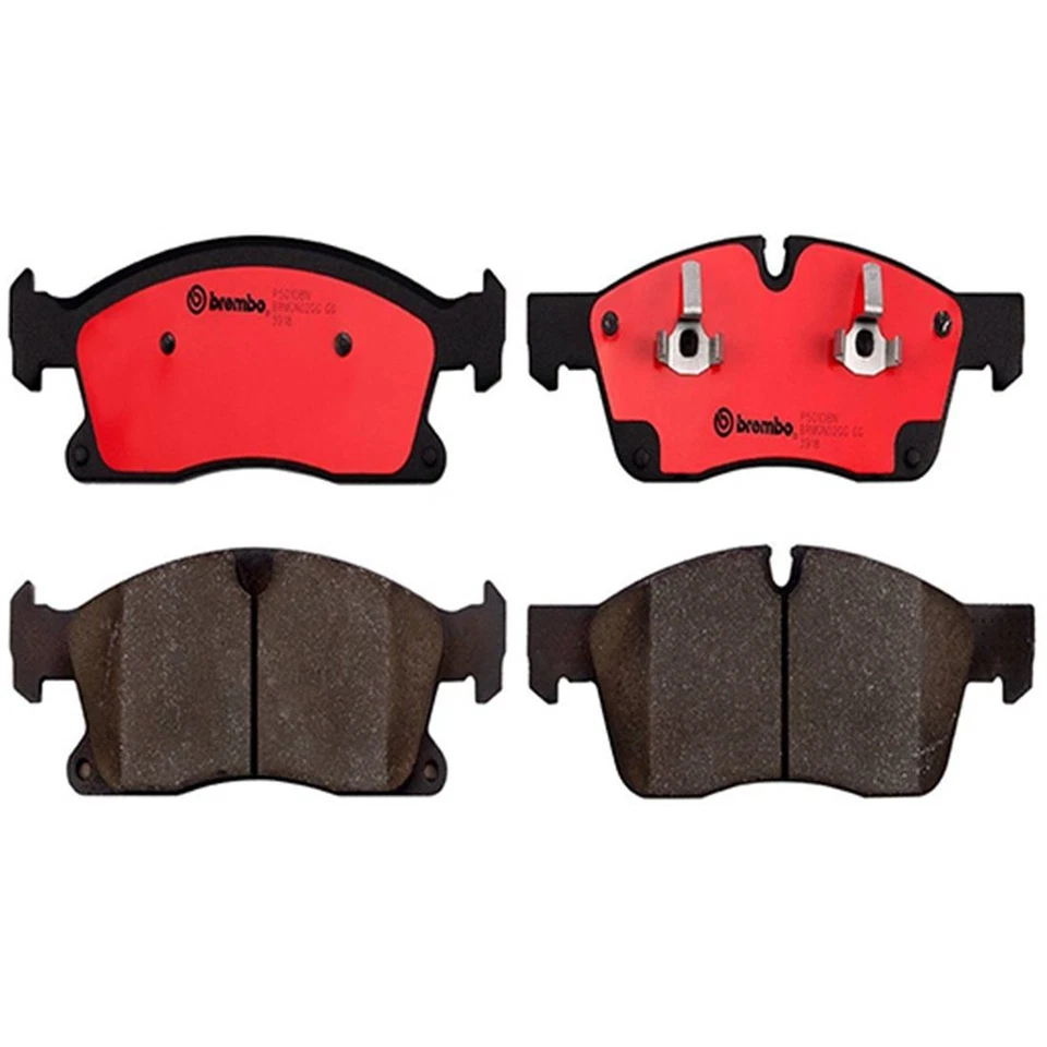 Pastilhas de freio dianteiras + traseiras de cerâmica Brembo para Mercedes-Benz GL450 ML400 GLE350 - Imagem 4 de 4