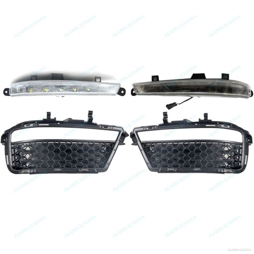 4X Front Daytime Running Light Grille Fit For Mercedes Benz W221 S63 2010-13 - Picture 2 of 12