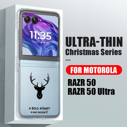 For Motorola Razr 50 Ultra 40 Ultra 50 40 Slim Clear Hard Shockproof Case Cover - Picture 15 of 17