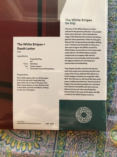 De Stijl by The White Stripes (LP, VMP Vinyl Me Please E090,Black/Red Splatter) - Picture 4 of 5