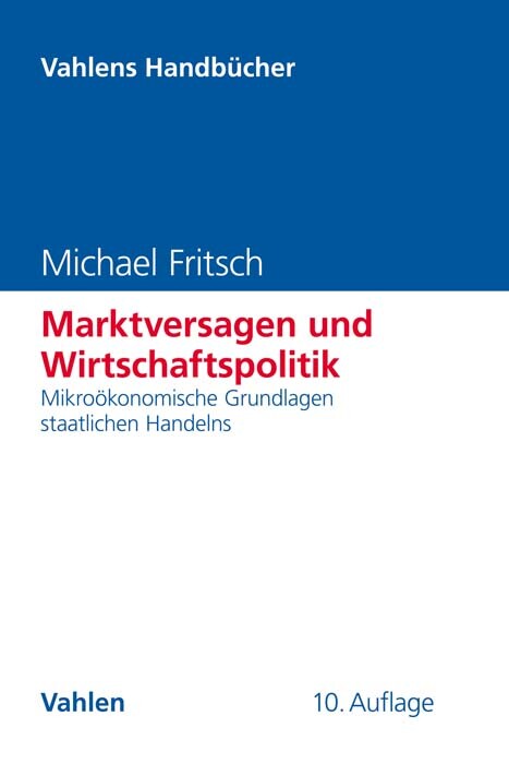 Michael Fritsch / Marktversagen Und Wirtschaftspolitik
