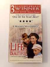 Life Is Beautiful (VHS, 1999, English Subtitled Release) Great Condition!