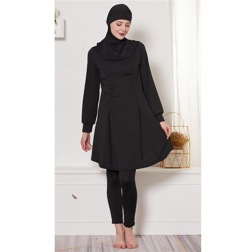 Modest Burkini Islamic Muslim Women Full Cover Swimwear Dubai Hijab Swimsuit Set - Imagen 20 de 32