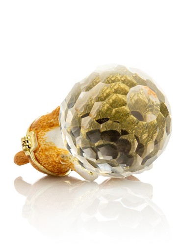 Keren Kopal Dog on crystal ball trinket box Decorated &Austrian Crystals - Picture 11 of 21