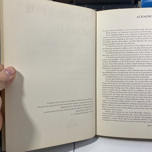 God's Wonderful World Agnes Leckie Mason Phyllis Brown Ohanian Songs Games 1954 - Bild 4 von 4