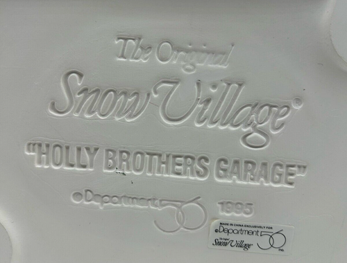 Dept 56 "Service with a Smile" and "Holly Brothers Garage" Original boxes (M) - Picture 9 of 24