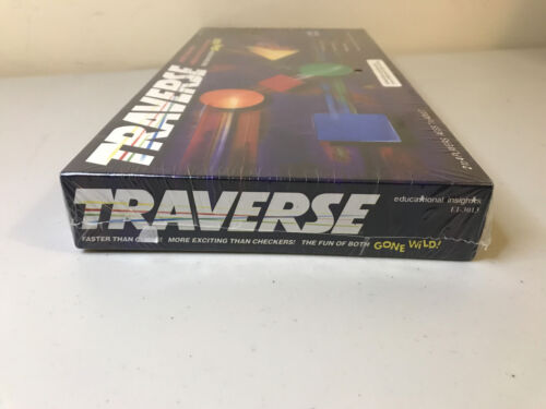 TRAVERSE Board Game NEW SEALED Vintage 1992 w/ Wooden Pieces, Made in USA - Picture 6 of 8