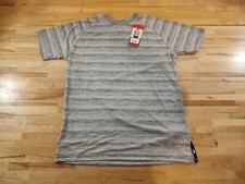 Mens Puma Short Sleeve Crew Neck Stretch Lightweight Activewear T-Shirt Gray Med