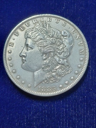 🌟 1883-O New Orleans Morgan Silver Dollar $1 Coin AU DETAILS CLEANED - Picture 1 of 2