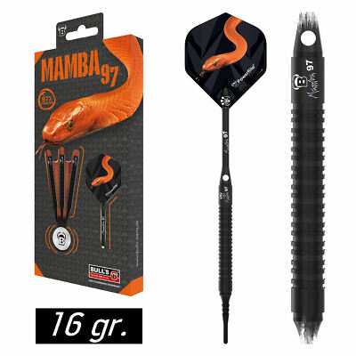     BULLS Soft Darts E-Dart Softdarts Mamba 97 Mamba97 M2 97% Tungsten 16 gr.